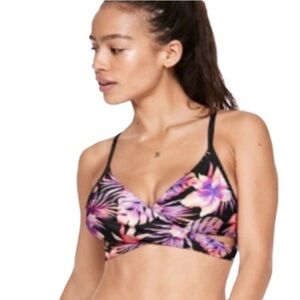 PINK Victoria’s Secret Swim To Gym Ultimate Lightly Lined Floral Sports Bra